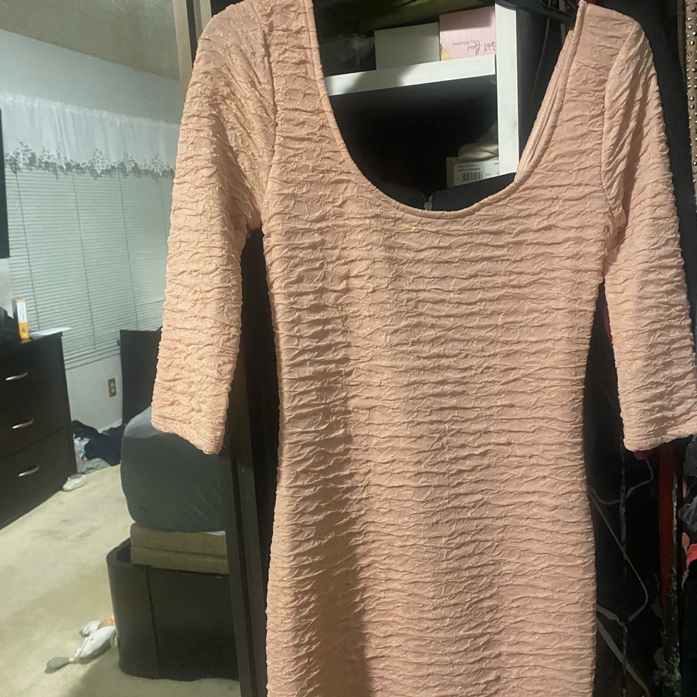 Brand new light peach/rose dress